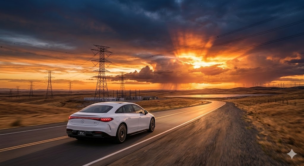 Lotus Eletre electric SUV parked in front of a Canadian city skyline representing the first Chinese-made EV export to Canada under the new trade quota system